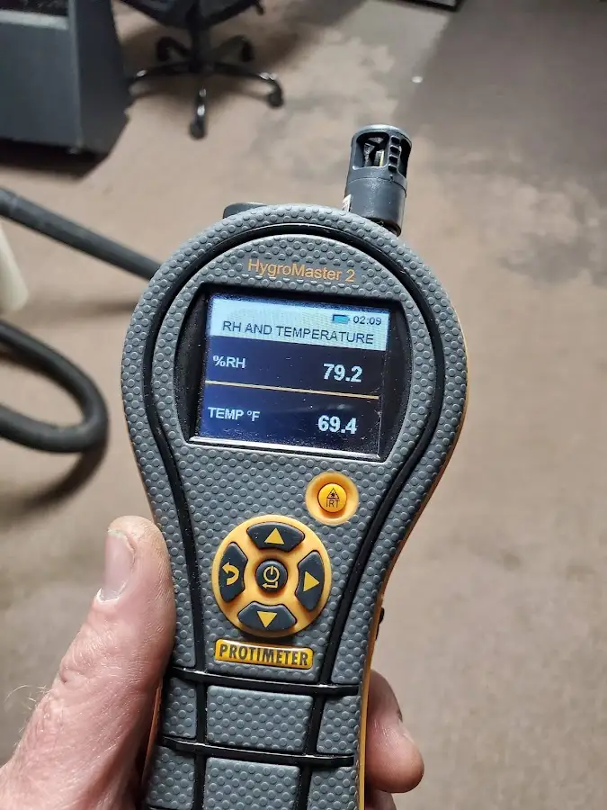 Moisture meter humidity assessment for Fire & Smoke Damage Restoration in Mountain Park